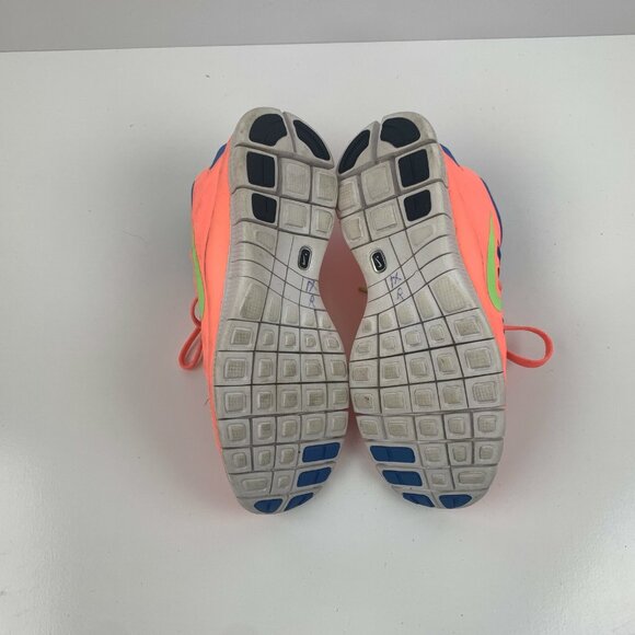 Nike Free 5.0 Shoes Womens Size 7 Atomic Pink Flash Lime Running - Picture 5 of 6